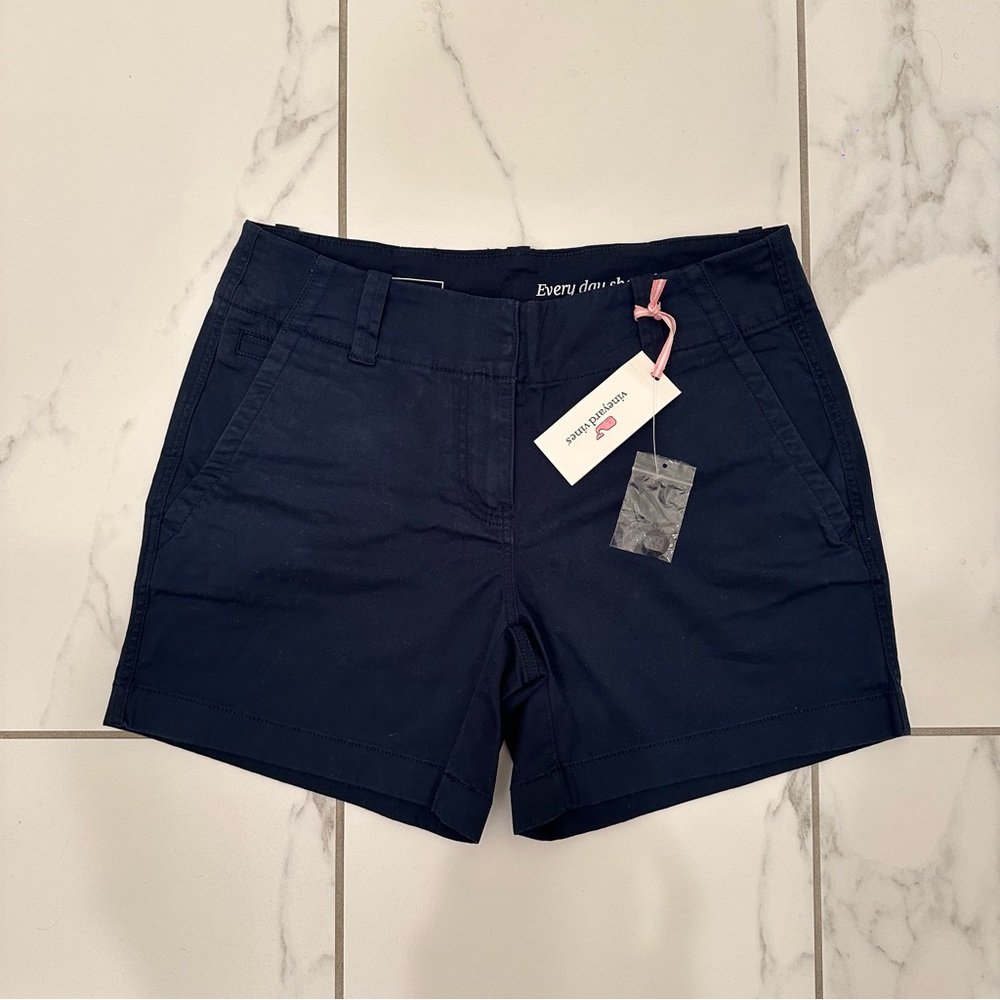 NAVY 5” EVERYDAY SHORT